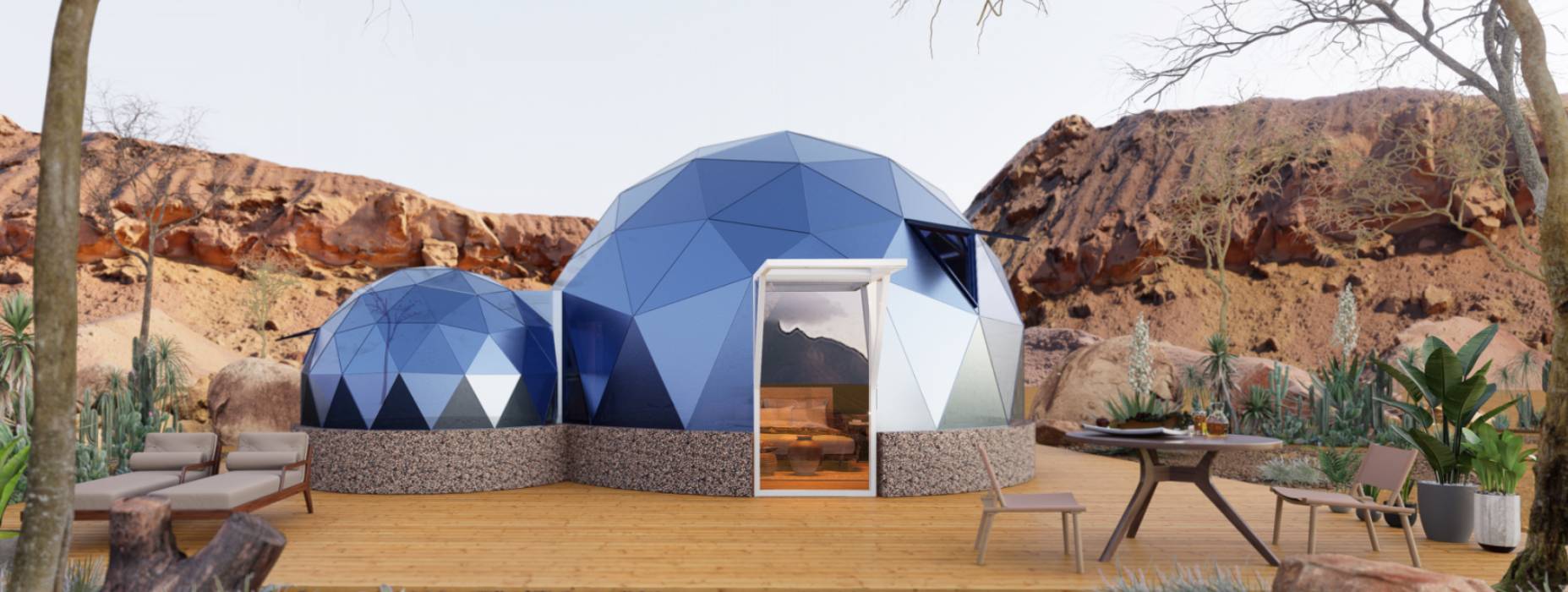 开鲁县球形智能光伏玻璃星空房